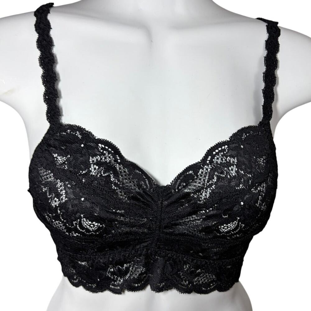 Black Lace Cosabella Petite Large Sweetie Bralette Never Say Never
